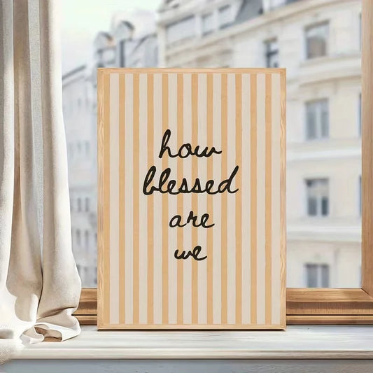 Inspirational Quote Canvas Wall Art Print | Home Decor Poster Inspirational Canvas Print Peaceful Pleasures Health and Wellness G4162 30x40cm Wood Framed