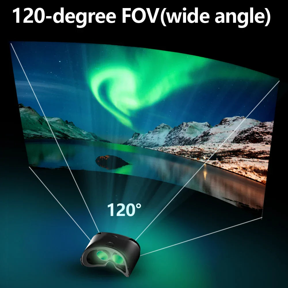 VRG PRO X7 3D VR Headset for iPhone & Android – 120° FOV