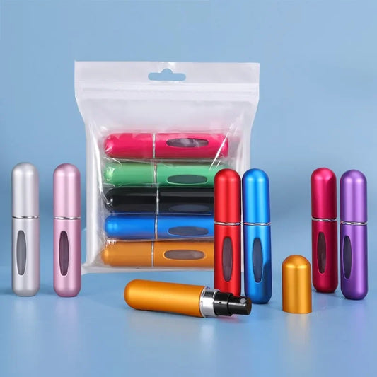 Refillable Mini Perfume Spray Atomizer 5/8ml – Travel Bottle Perfume Travel Atomizer Peaceful Pleasures Health and Wellness