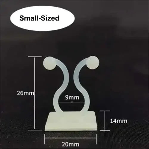 1/30/50Pcs For Garden Accsesories Plant Garden Pots & Planters Climbing Wall Outdoor Decors Lamp Support for Plants Clip Vine Peaceful Pleasures Health and Wellness white Small-Sized 1 PCS