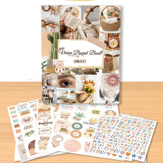 Craft Dream Journal DIY Sticker Graphics Scrapbook Capturing Personal Peaceful Pleasures Health and Wellness