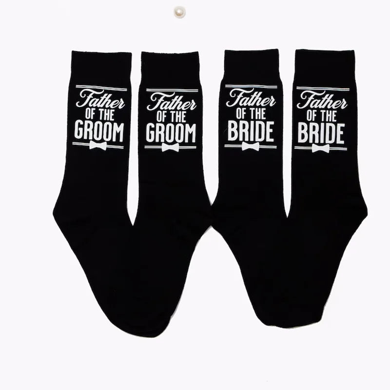 Groomsman Wedding Socks – Best Man, Father of the Bride Gift