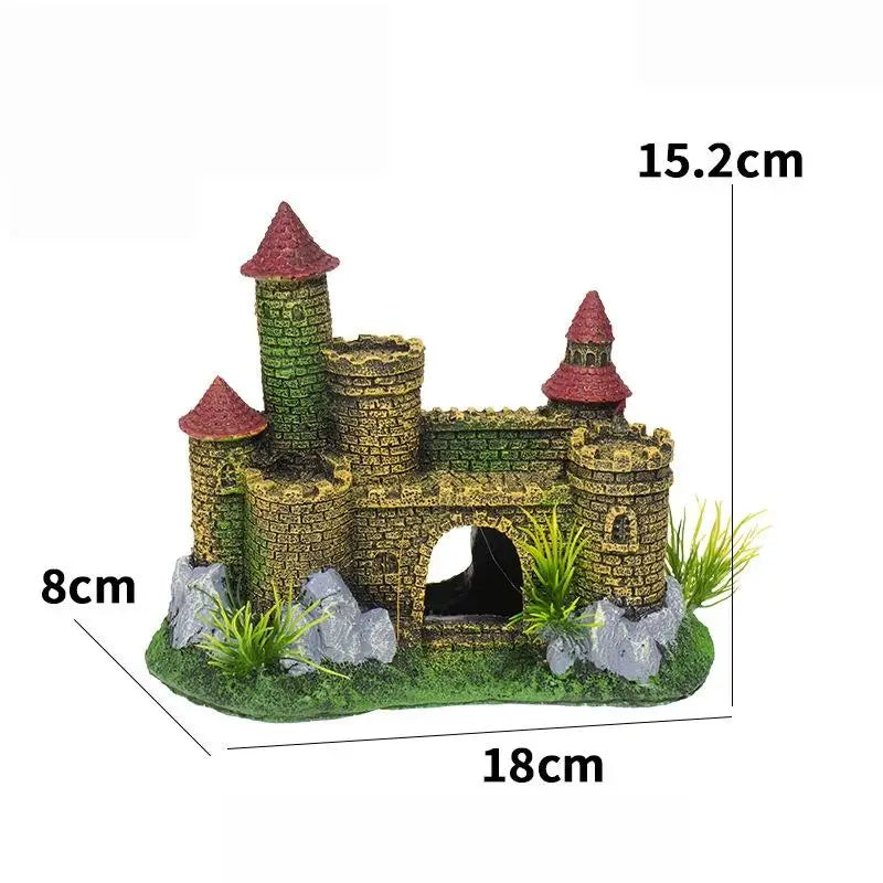 Castle Rockery Fish Tank Ornament | Aquarium Decoration