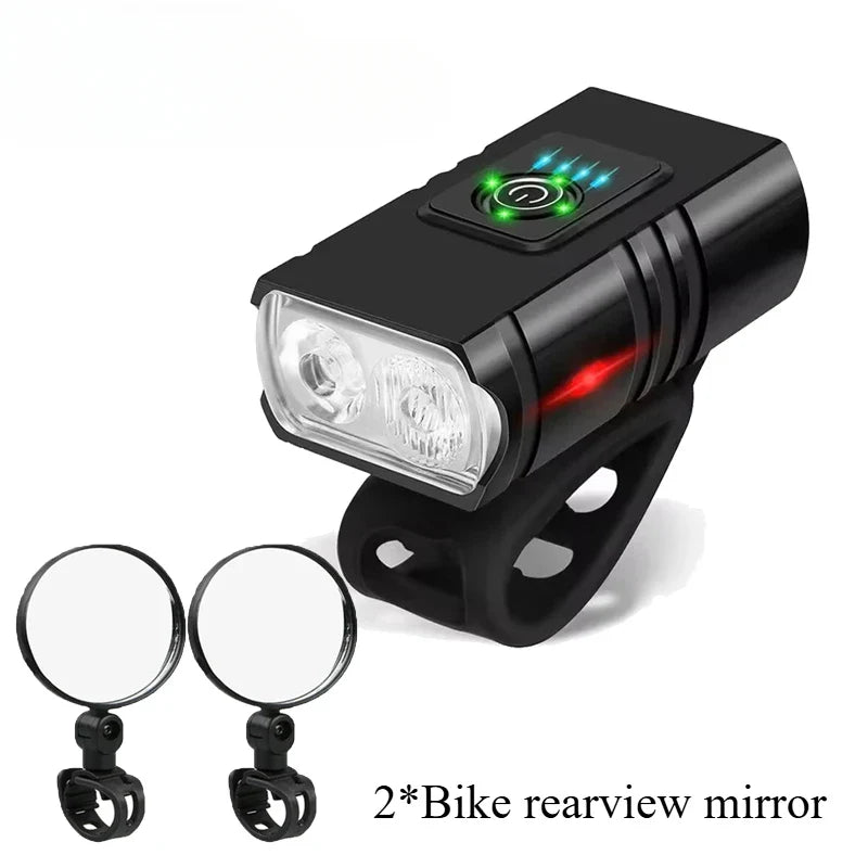 ZHIYU 1000LM T6 LED USB Rechargeable Bike Headlight 6 Modes