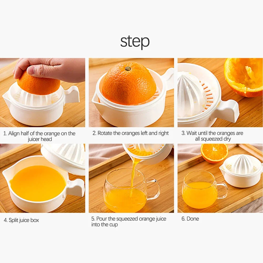 Manual Citrus Juicer – Portable Orange & Lemon Squeezer