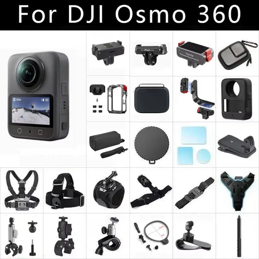 DJI Osmo 360 Accessories Kit – Cage, Glass & Mount Camera Accessories Kit Oasis Select