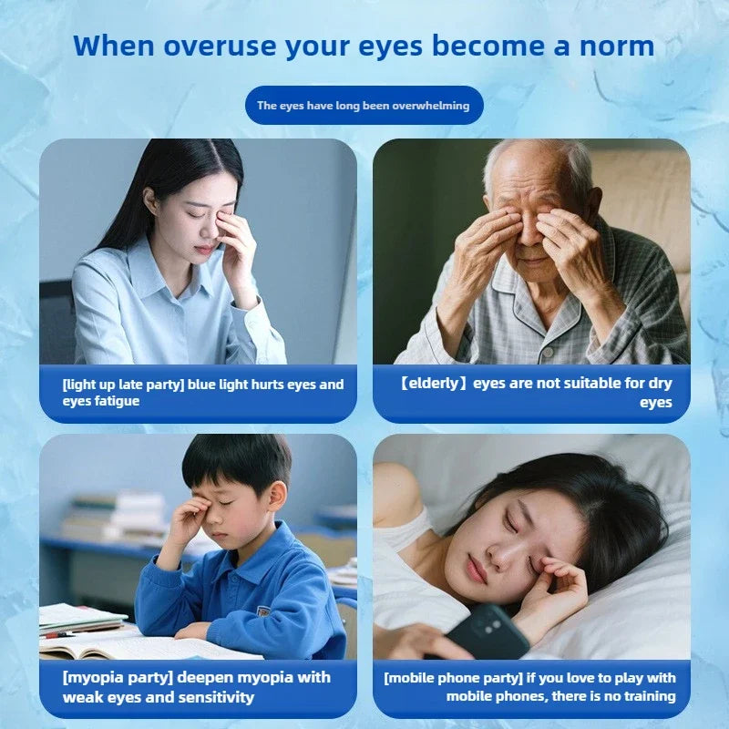 10Pcs Hot sale disposable ice eye patch gel eye care to alleviate fatigue cold compress mask mobile phone heat dissipation patch Peaceful Pleasures Health and Wellness