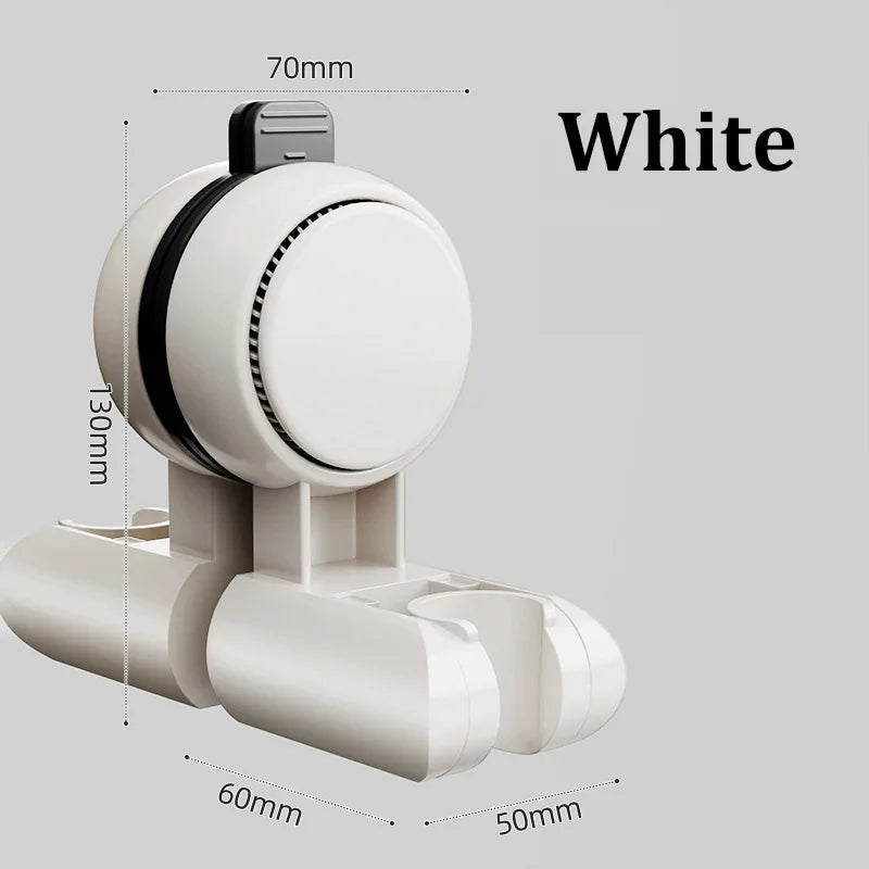 No-Drill Suction Cup Shower Head Bracket – Adjustable Holder