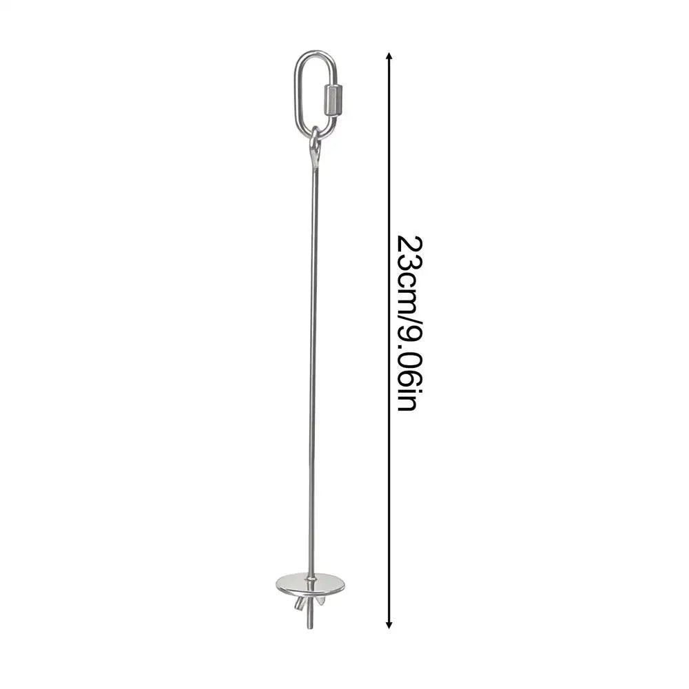 Stainless Steel Bird Fruit Skewer | Parrot Cage Feeder Toy