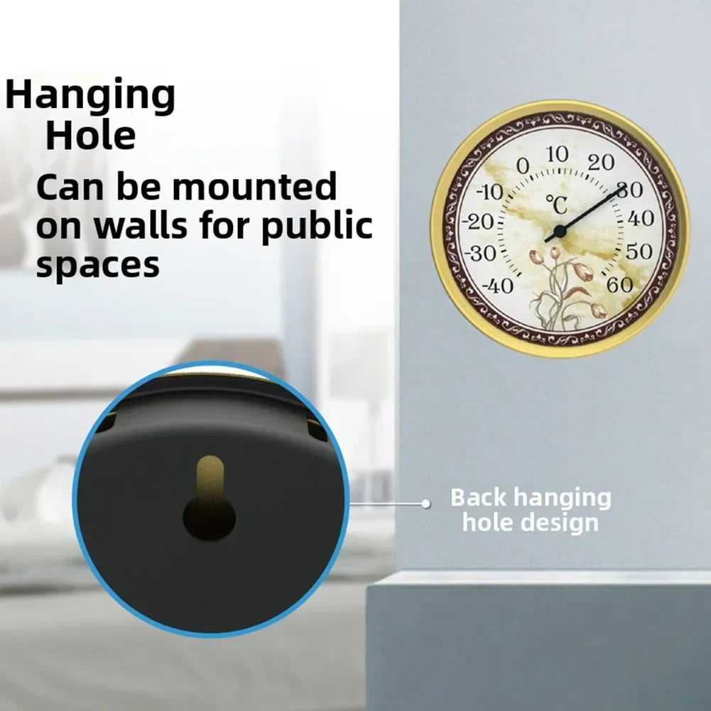Wall Mount Thermometer 12cm – Nursery, Crib & Sauna