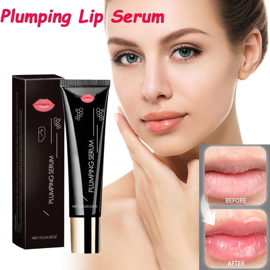 Plumping Lip Serum Gloss – Hydrating & Volumising Oil
