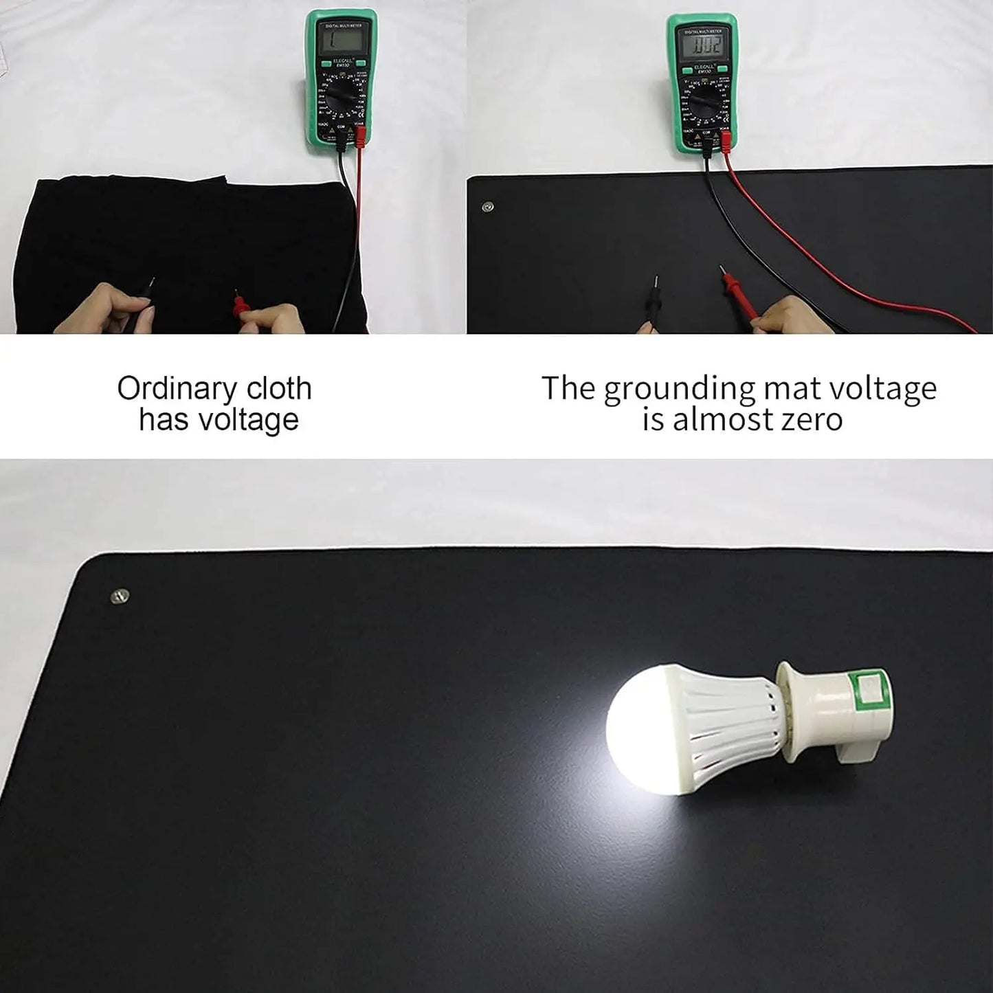 VamsLuna Grounding Mat 35.4x23.6" | Sleep, Pain Relief & Earthing