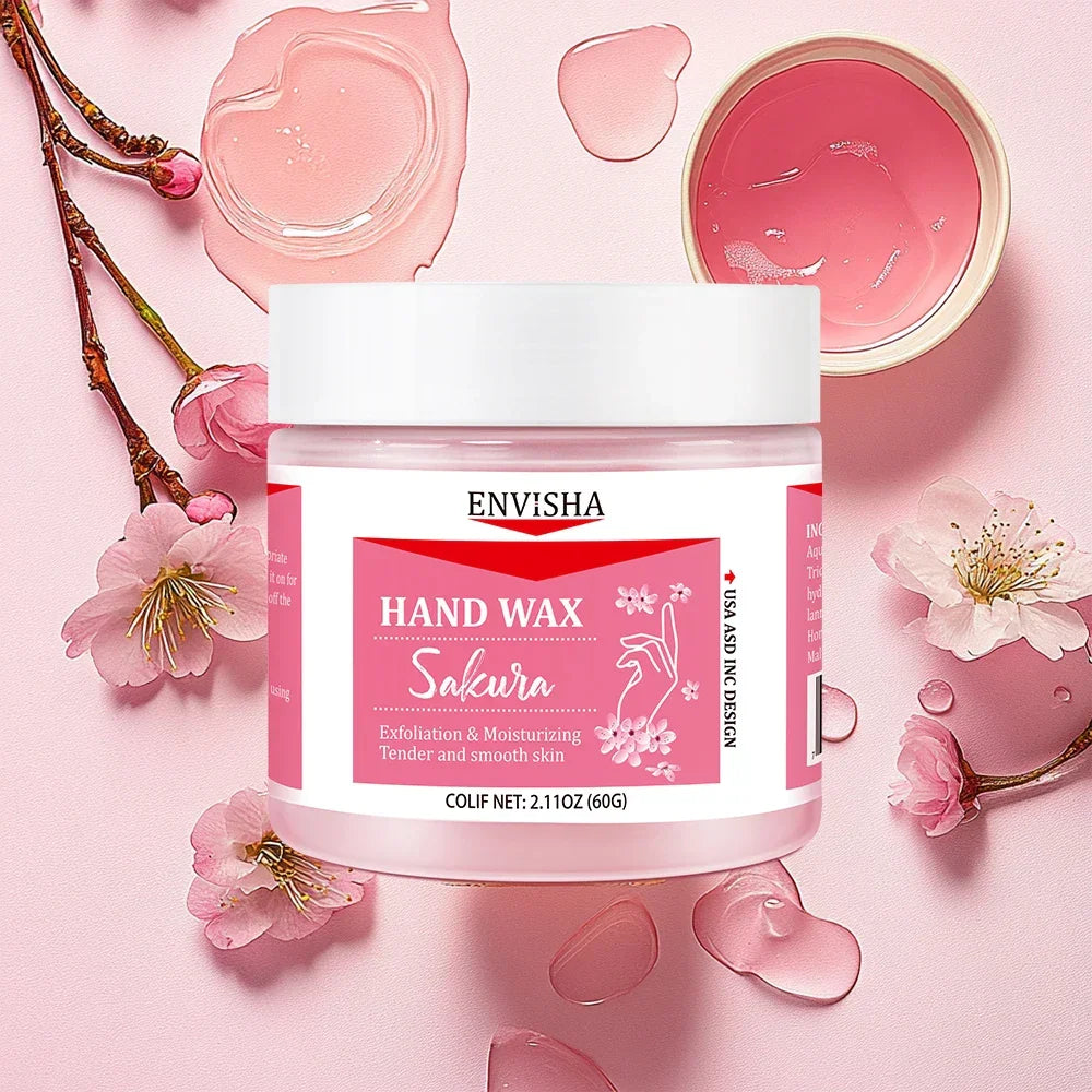 ENVISHA Moisturizing Hand Mask – Sakura & Honey (60g) Hand Mask ENVISHA