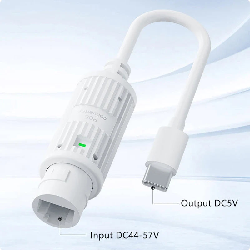 48V PoE Extender Repeater Waterproof RJ45 IEEE 802.3af/at
