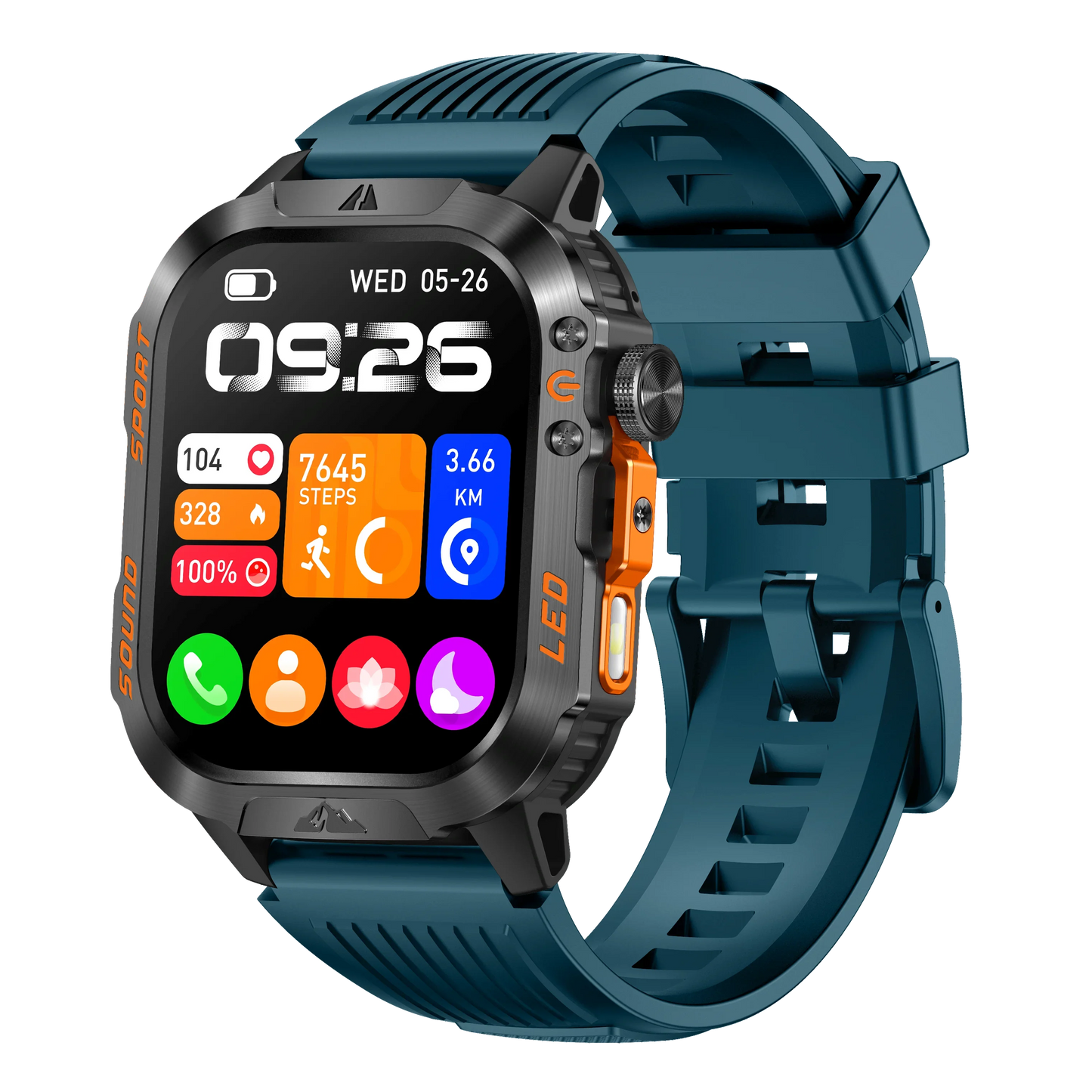 MINGCC Smartwatch – Wireless Calling, Heart Rate & Fitness