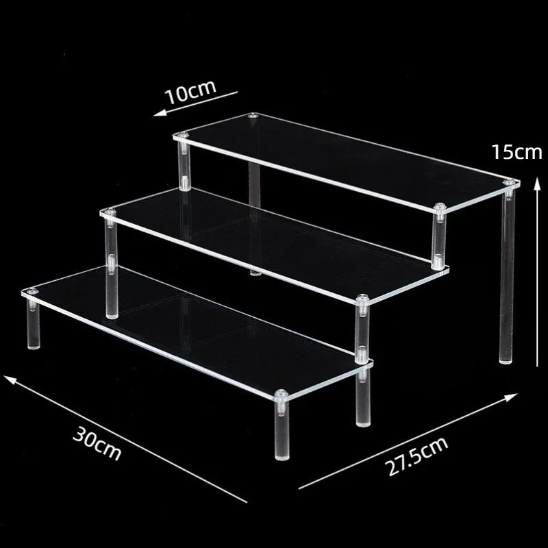 Acrylic Display Riser Rack – Perfume, Makeup & Cupcake Stand