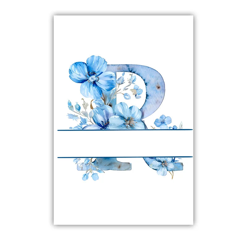 Custom Name Nursery Wall Art | Nordic Animal Canvas Print