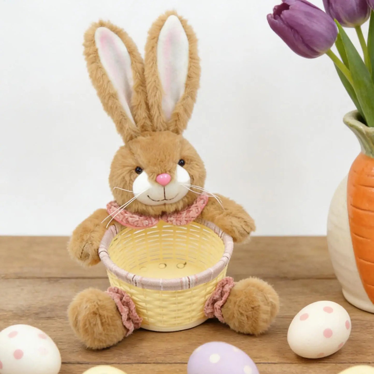 Easter Bunny Basket | Rabbit Candy & Egg Storage for Kids