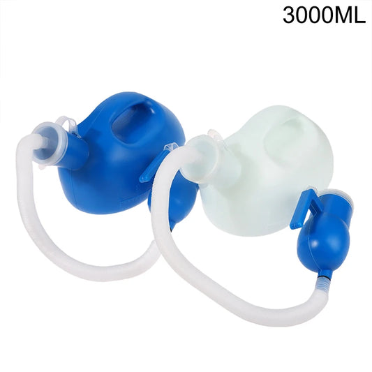 3000ml Elderly Portable Outdoor Travel Pee Toilet Tools Urinal Container With Lid Car Use Bottle Urinal Funnel For Men Peaceful Pleasures Health and Wellness