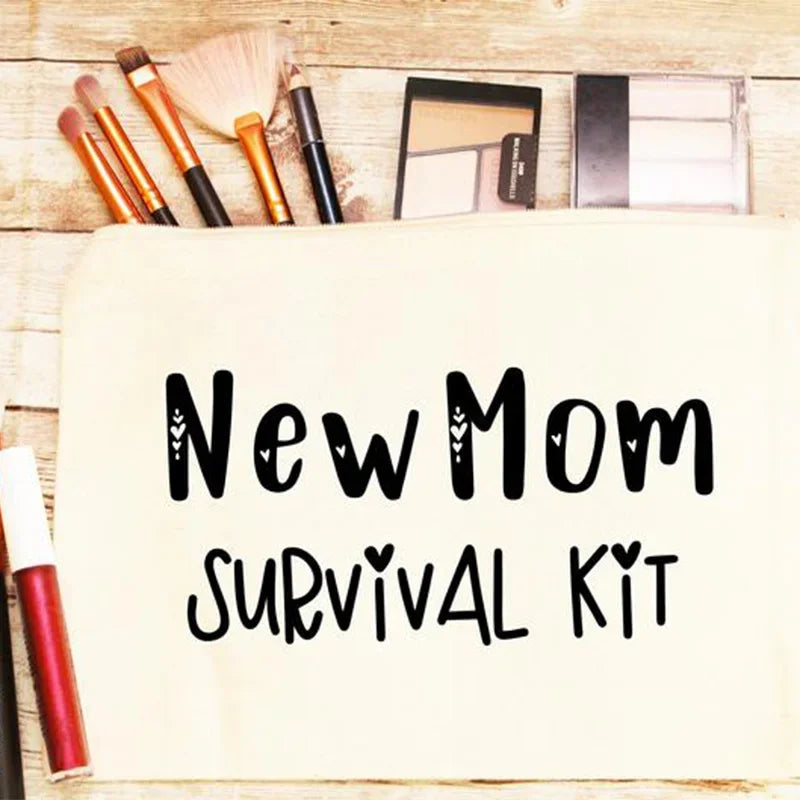 New Mom Survival Kit Bag – Baby Shower & Pregnancy Gift Gift Bag Peaceful Pleasures Health and Wellness new mom bag