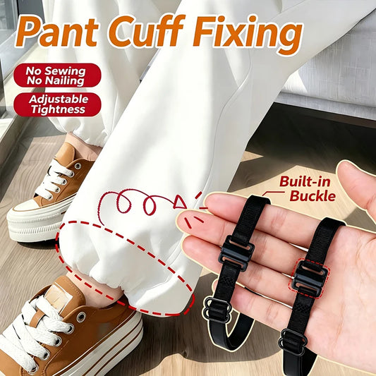 Invisible Shortening Fixation Straps Pants Legs Prevents Dragging Peaceful Pleasures Health and Wellness