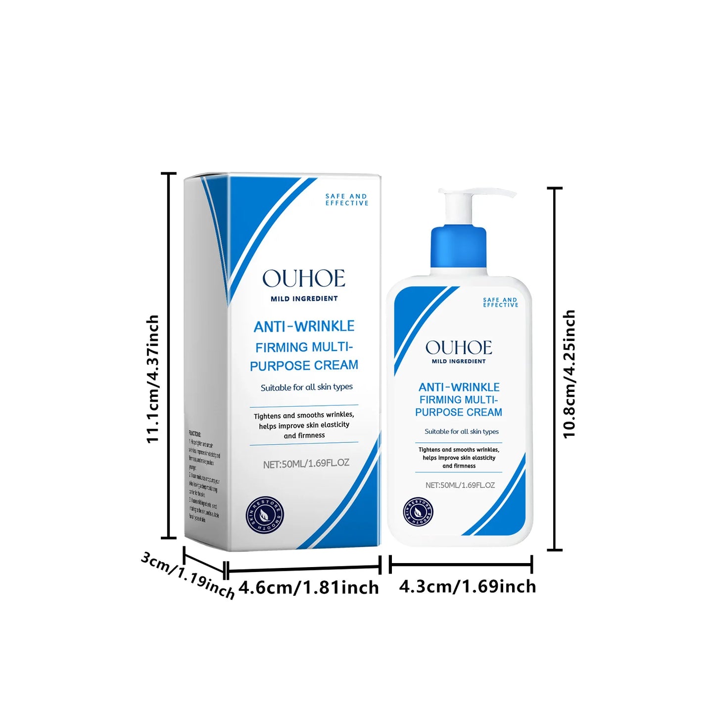 OUHOE Moisturizing Cream Hydrating and Moisturizing Enhance Skin Elastic Moisturizing Gloss Refreshing Skin Rejuvenation Skin Ca Peaceful Pleasures Health and Wellness