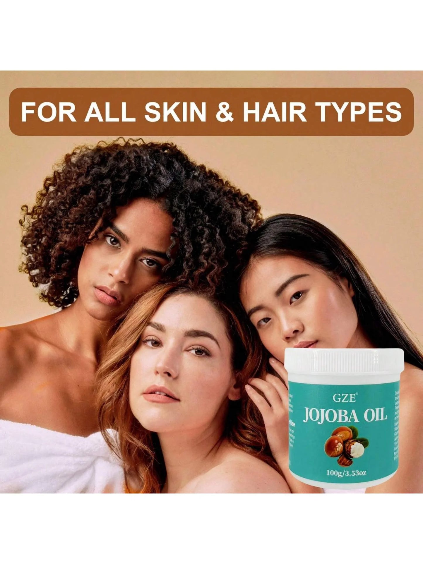 GZE Jojoba Oil Hair Conditioner – Repair & Deep Moisture