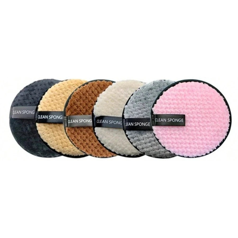 5-Pack Reusable Makeup Remover Pads – Soft Cotton Double-Sided