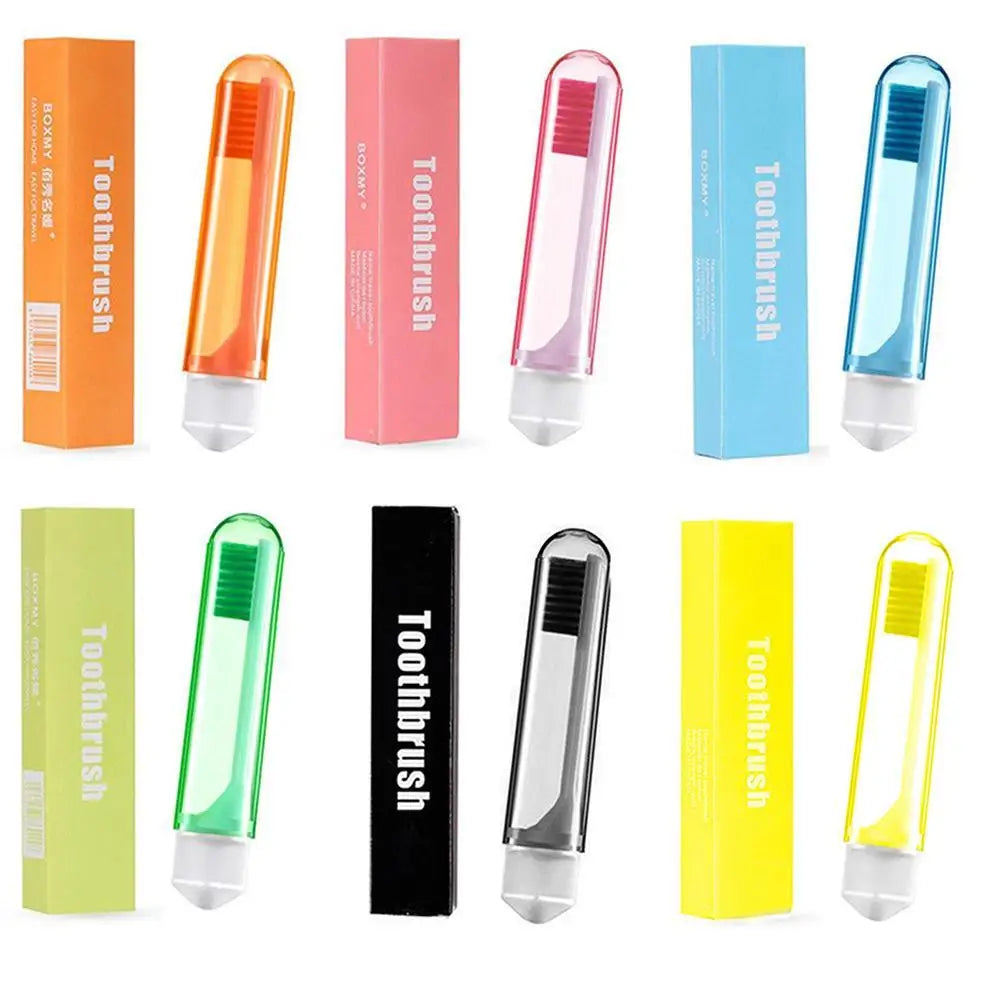 Portable Folding Toothbrush for Travel and Outdoor Use Peaceful Pleasures Health and Wellness
