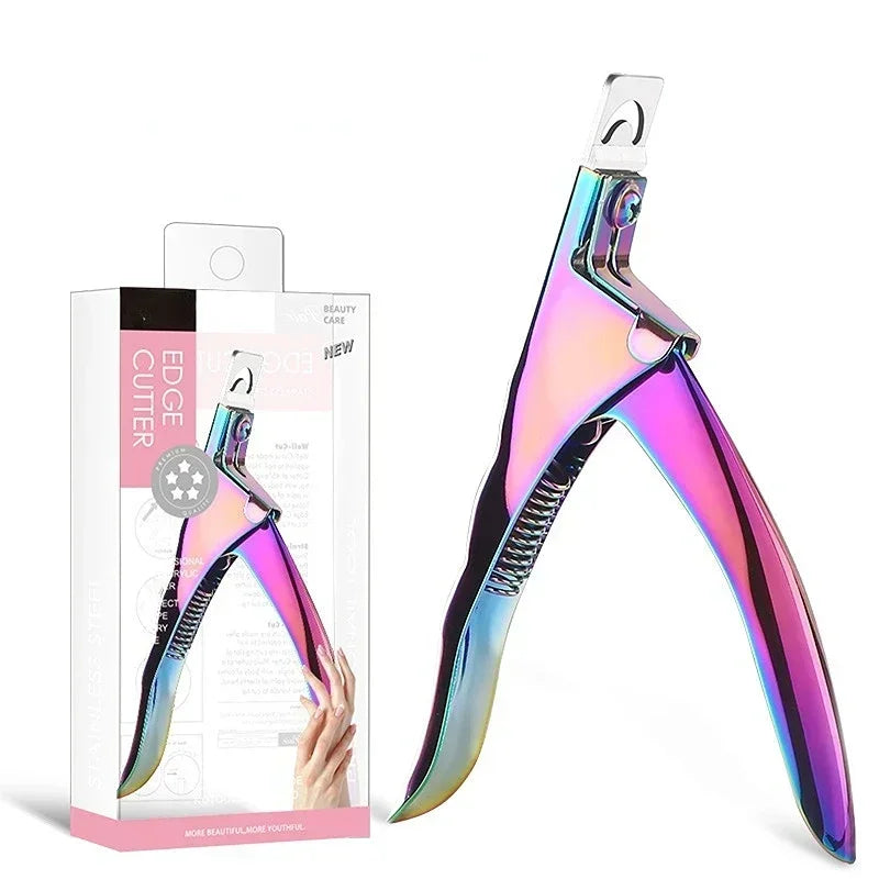 Straight Edge Acrylic Nail Clipper | Guillotine False Nail Cutter