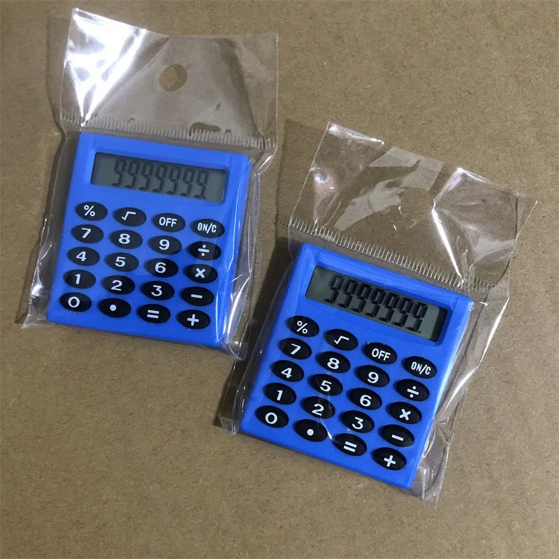 Pocket Calculator,Pocket Size Mini Calculators,8 Digit Display Basic Calculator,Mini Calculators for Students Kids Home Office Peaceful Pleasures Health and Wellness Blue 1PCS