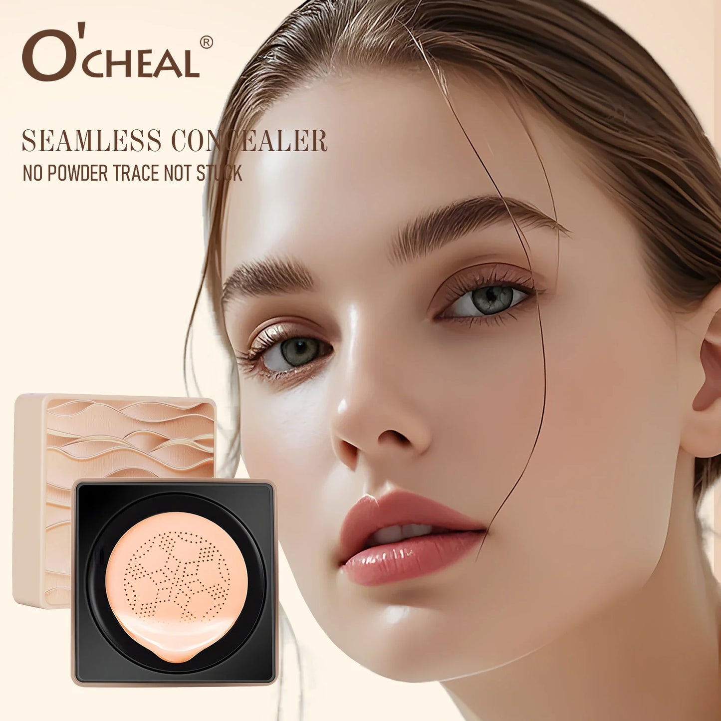 O'CHEAL Mushroom Cushion CC Cream – Waterproof & Oil Control