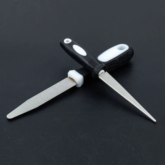 Double-Sided Diamond Whetstone Knife & Tool Sharpener Diamond Knife Sharpener Peaceful Pleasures Health and Wellness