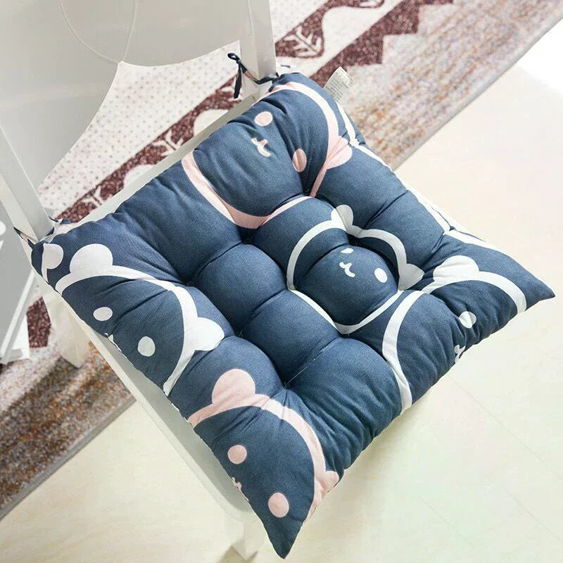 Soft Padded Square Seat Cushion – Chair, Office, Car & Garden