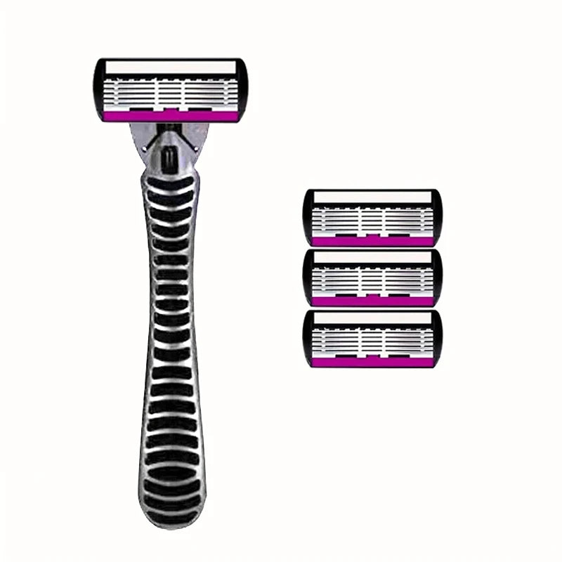 6-Layer Double Edge Safety Razor | Stainless Steel Manual Shaver