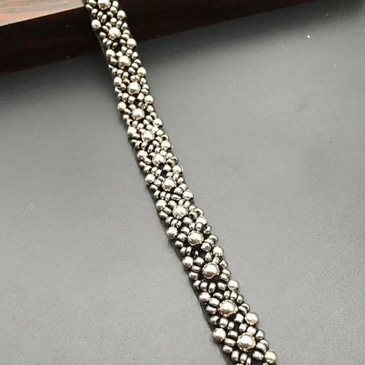 Beaded Pearl Lace Trim Ribbon for Bridal Wedding Dress Sewing Beaded Lace Trim Oasis Select brown