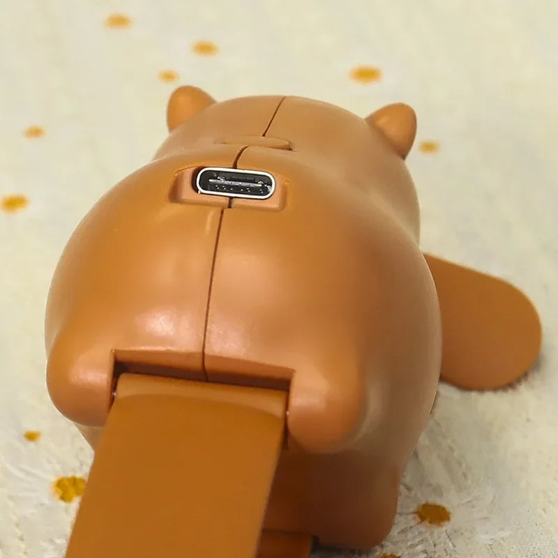 Capybara Wrist Fan – USB Rechargeable Wearable Watch Fan