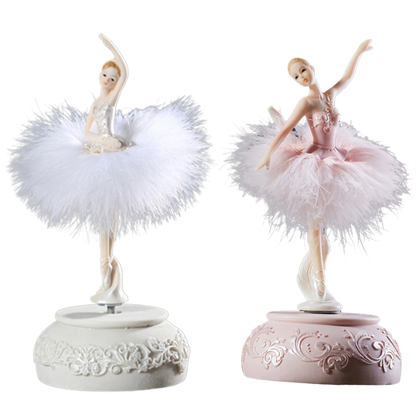 Creative Ballerina Music Box Exquisite Workmanship Dancing Doll Music Box for Teen Girls Birthday or New Year Gift Peaceful Pleasures Health and Wellness