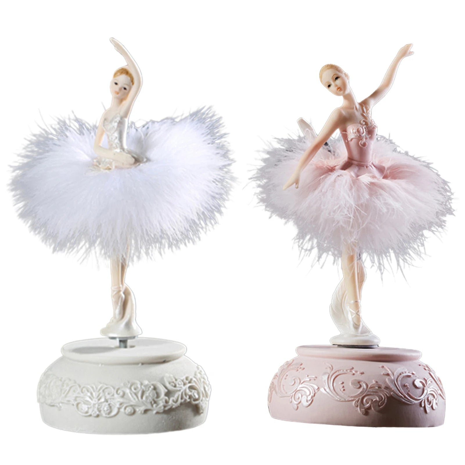 Creative Ballerina Music Box Exquisite Workmanship Dancing Doll Music Box for Teen Girls Birthday or New Year Gift Peaceful Pleasures Health and Wellness