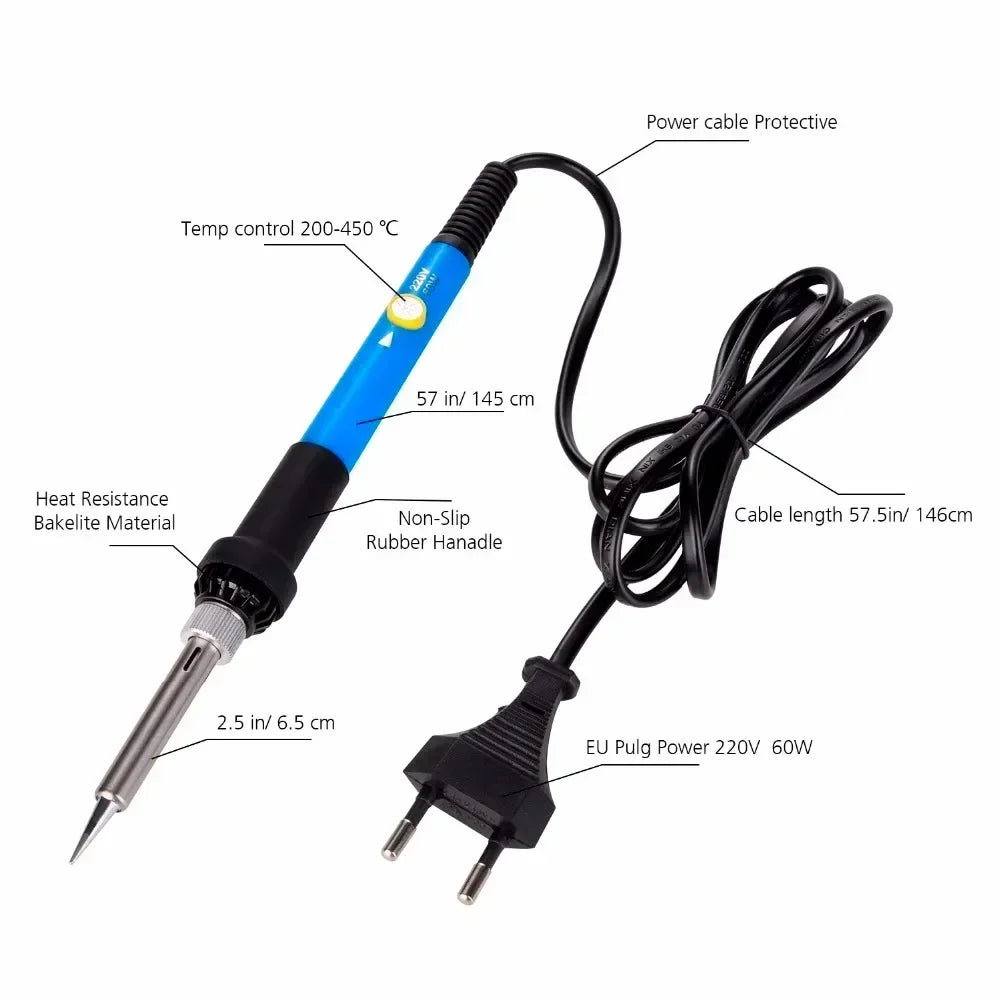Cautin Pencil Tip Welder Welding Heating Tools. Soldering Iron 220v Solder 60W 80W Soldering Iron Repair Tool UR Plug Equipment Peaceful Pleasures Health and Wellness