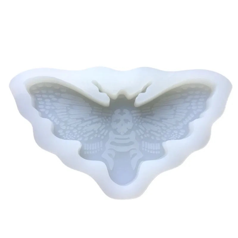 Handmade Creative Shape Moth Keychain Epoxy Resin Mold Necklace