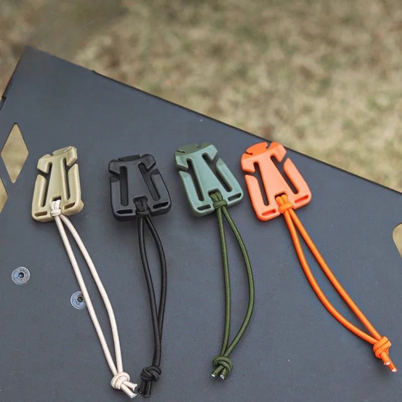 Tactical Backpack Carabiner Webbing Buckle Clips 2-Pack Webbing Buckle Clip Peaceful Pleasures Health and Wellness