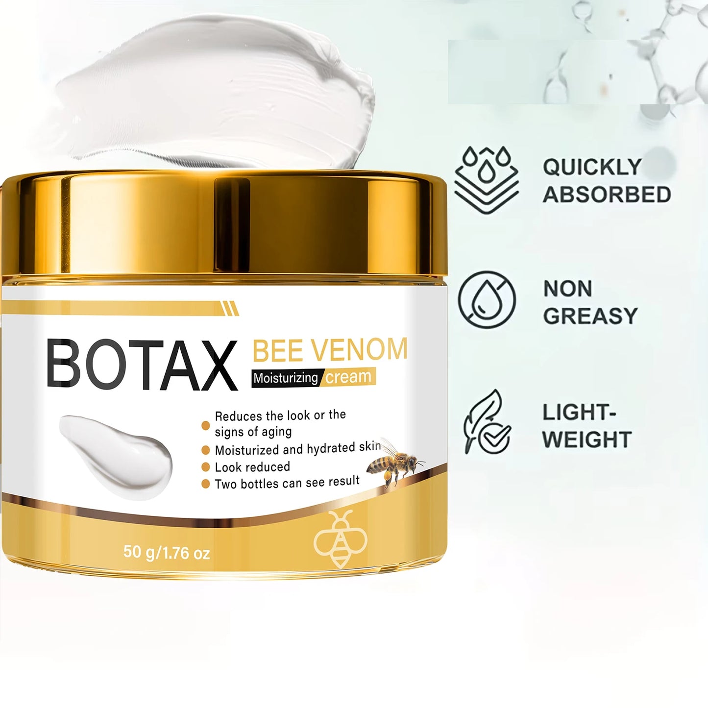 Bee Venom Firming Cream – Retinol, Hyaluronic Acid & Collagen Anti-Aging Face Cream Peaceful Pleasures Health and Wellness