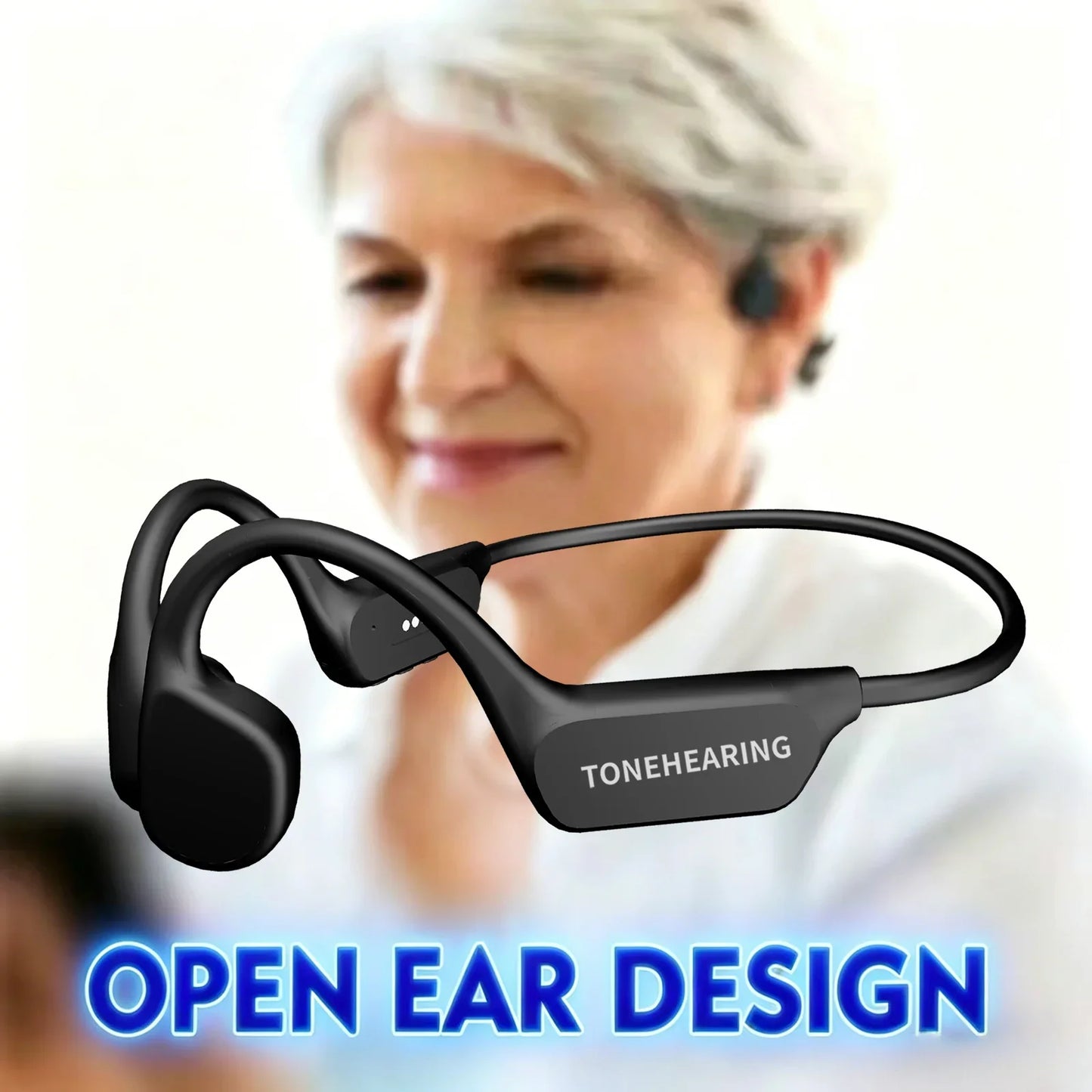 IPX6 Bone Conduction Bluetooth 5.3 Headphones | Open-Ear