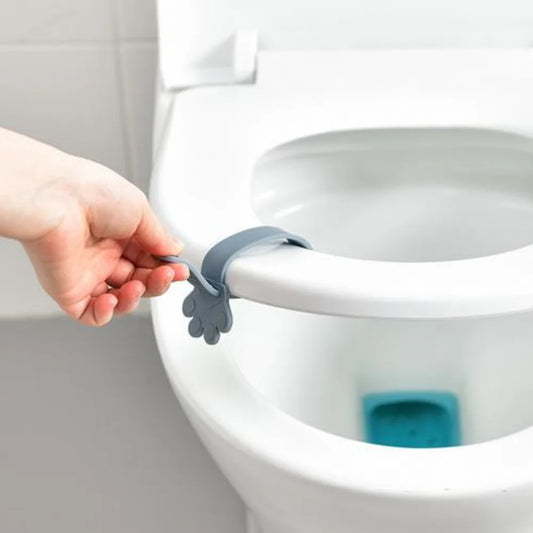 Toilet Lid Lifter Toilet Lid Lift Handle Accessories Household Toilet Seat Flip Lid Handle To Prevent Dirty Hands for Bathroom Peaceful Pleasures Health and Wellness