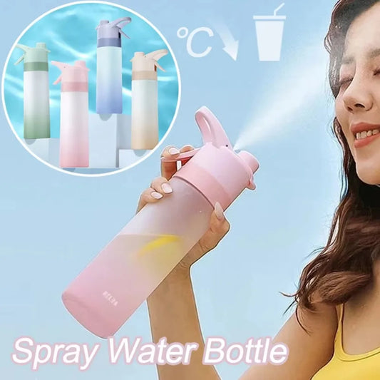 Gradual Fog Surface Water Cup High Color Spray Sports Water Cup Men'S And Women'S Water Spray Plastic Cup Gift Cups Water Bottle Peaceful Pleasures Health and Wellness