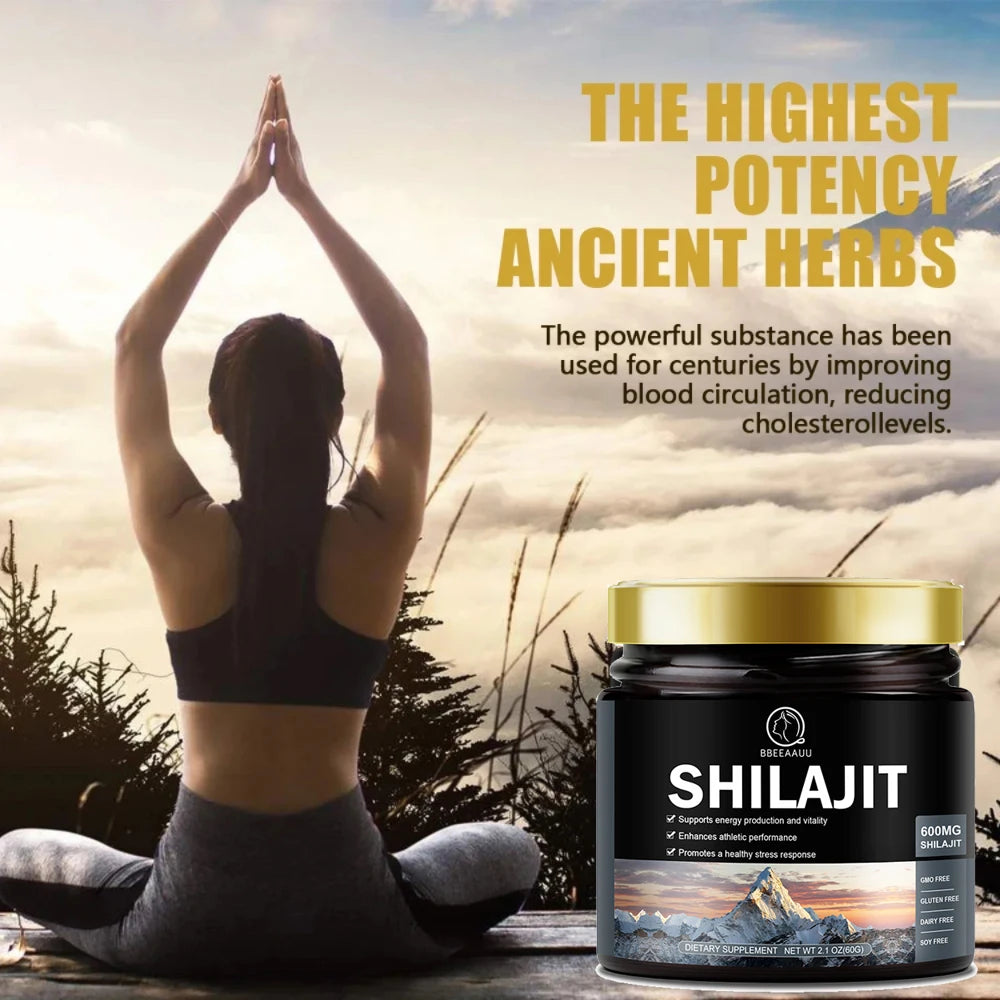 BBEEAAUU Himalaya Shilajit Resin – Fulvic Acid, Trace Minerals, Energy & Immunity Herbal Supplement Peaceful Pleasures Health and Wellness