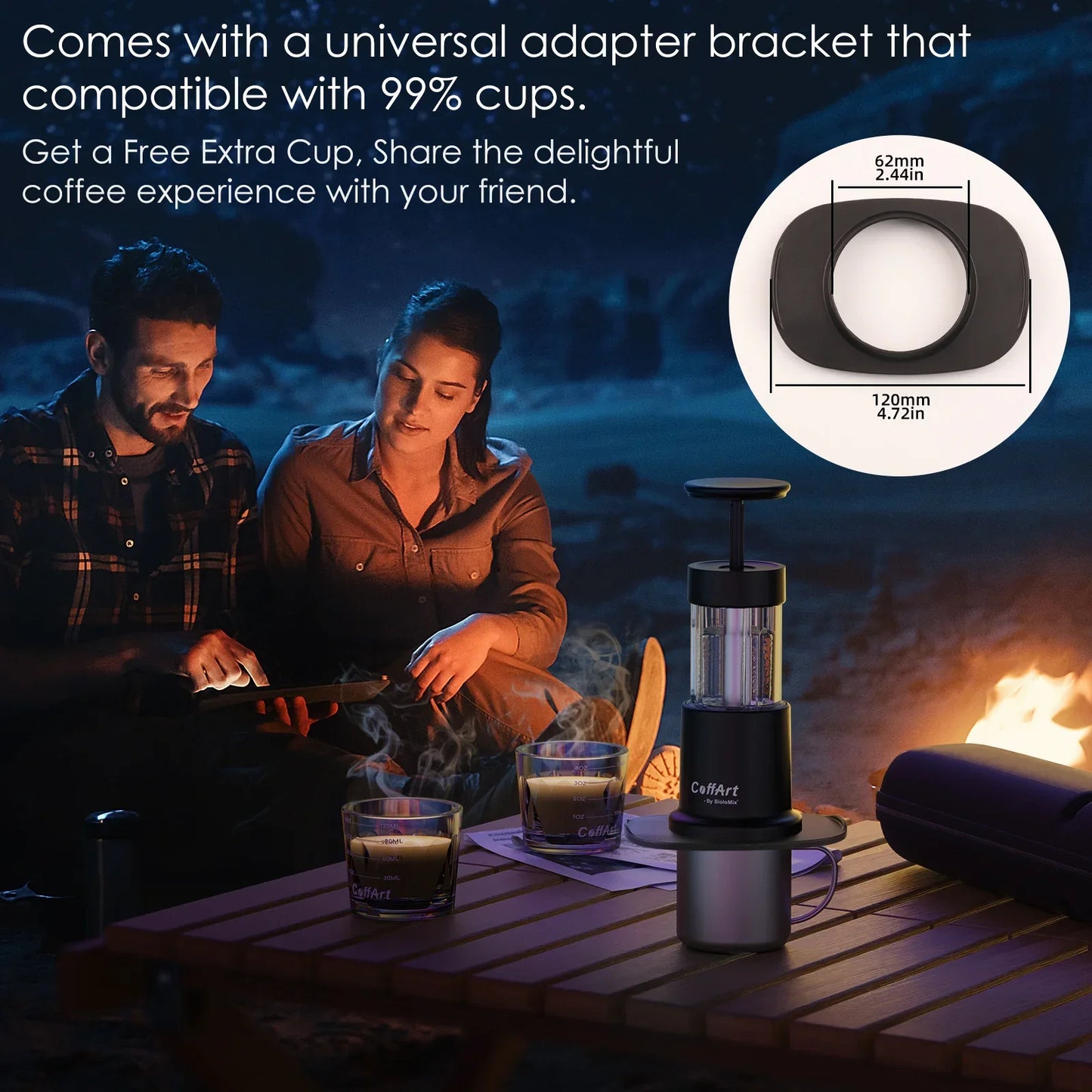 BioloMix 2 In 1 Manual Espresso Coffee Machine Coffee Machines Peaceful Pleasures Health and Wellness