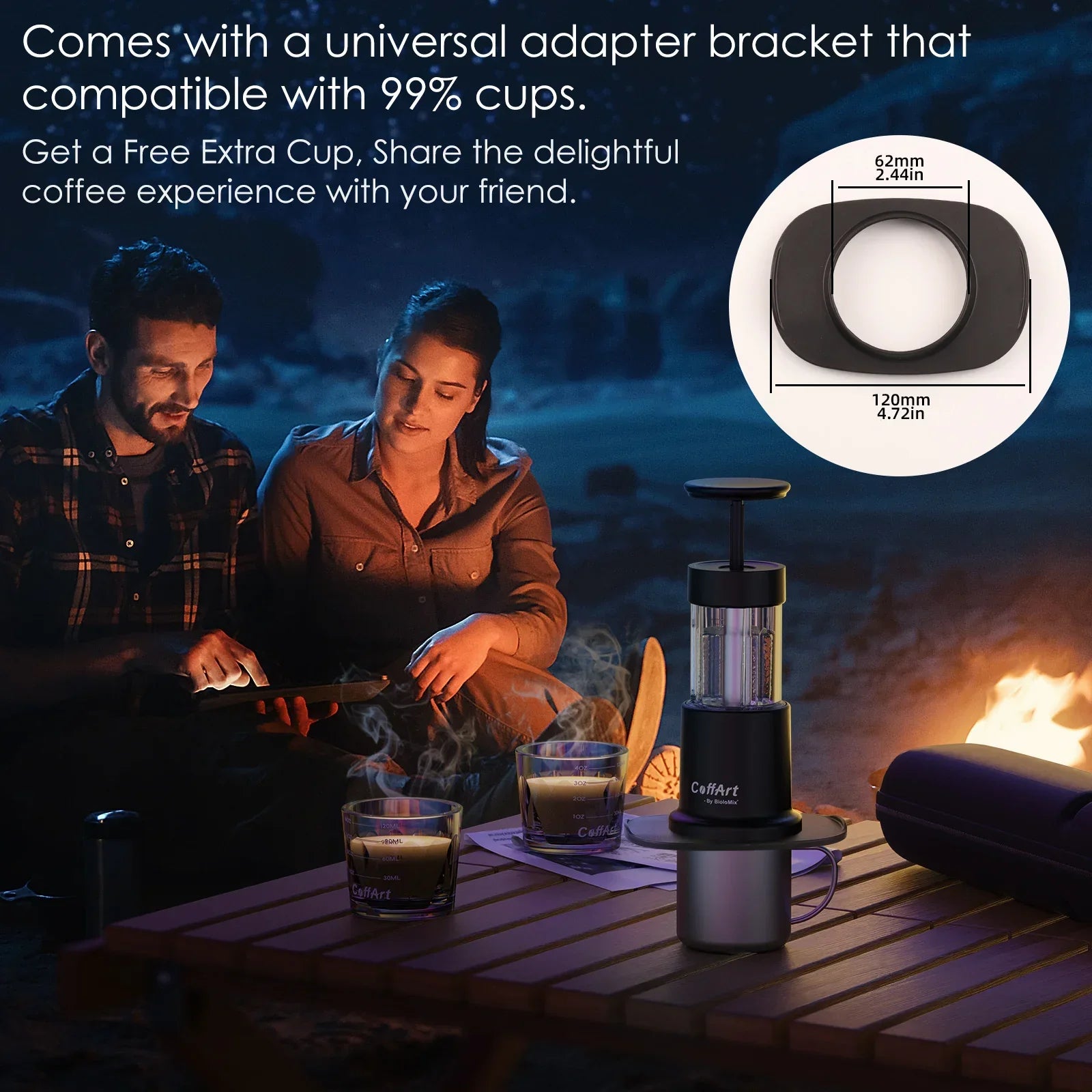 BioloMix 2 In 1 Manual Espresso Coffee Machine Coffee Machines Peaceful Pleasures Health and Wellness