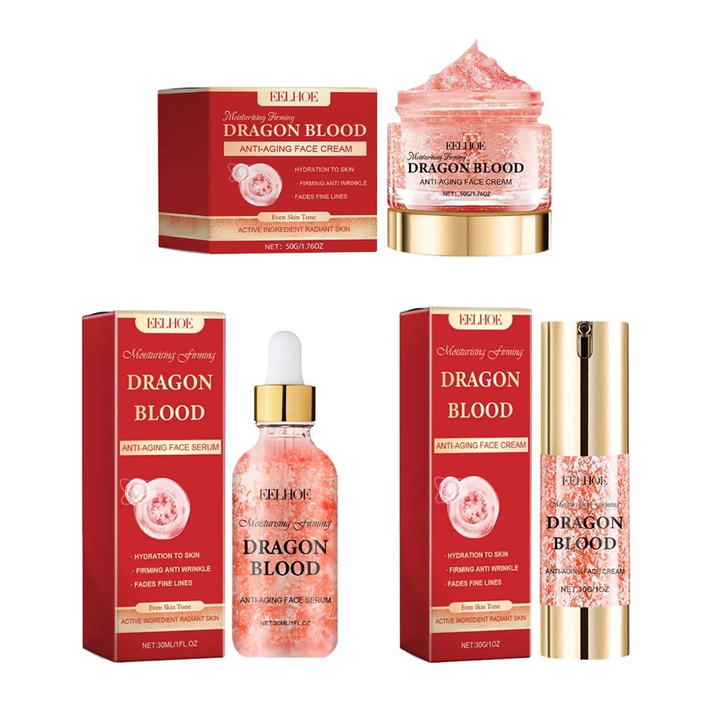 Dragon's Blood Anti-Aging Skincare Set – Serum & Creams Peaceful Pleasures Health and Wellness